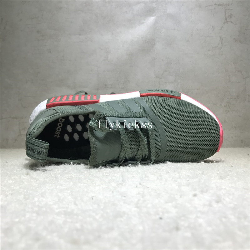 Real Boost Adidas NMD R1 Green